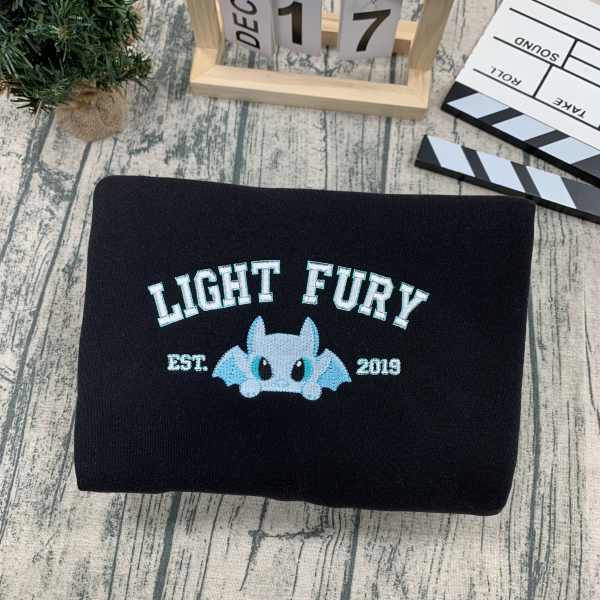 Furry The cutest dragon Embroidered Sweatshirt