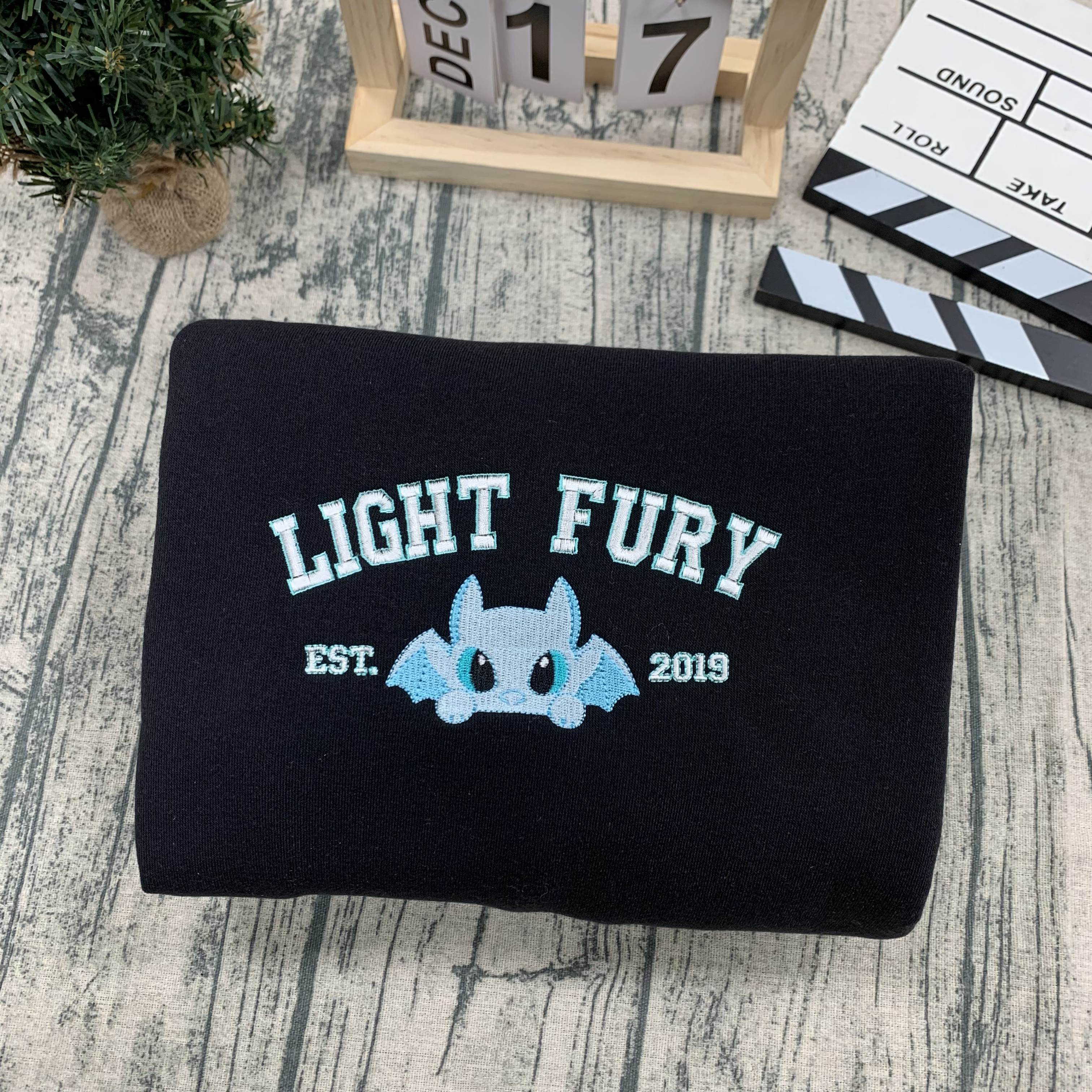 Furry The cutest dragon Embroidered Sweatshirt Furry The cutest dragon Embroidered Sweatshirt