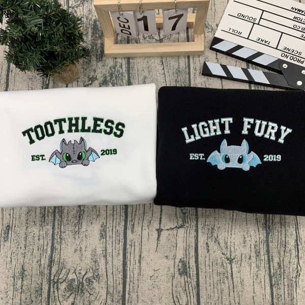 Toothless Embroidered Sweatshirt