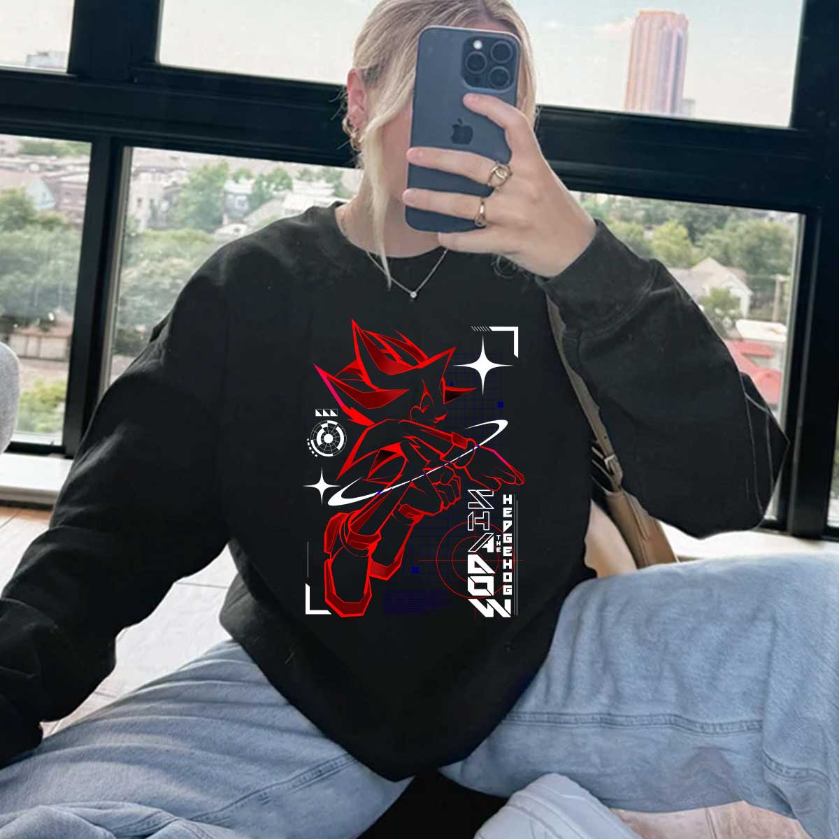 Shadow The Hedgehog Red Blue Shirt Shadow The Hedgehog Red Blue Shirt