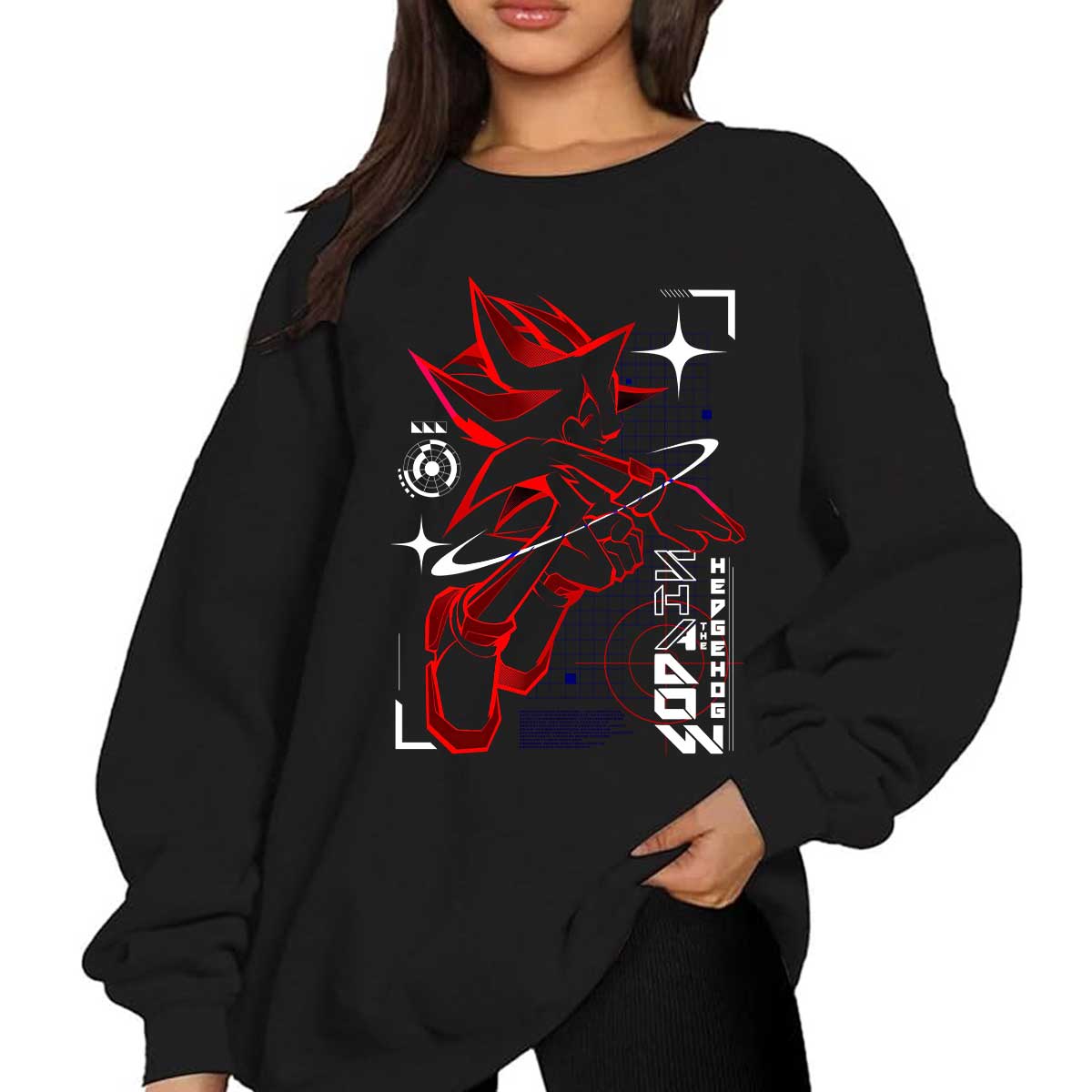 Shadow The Hedgehog Red Blue Shirt Shadow The Hedgehog Red Blue Shirt