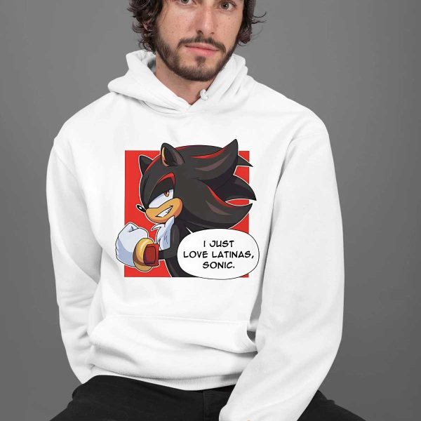Shadow The Hedgehog I Love Latinas Sonic Shirt