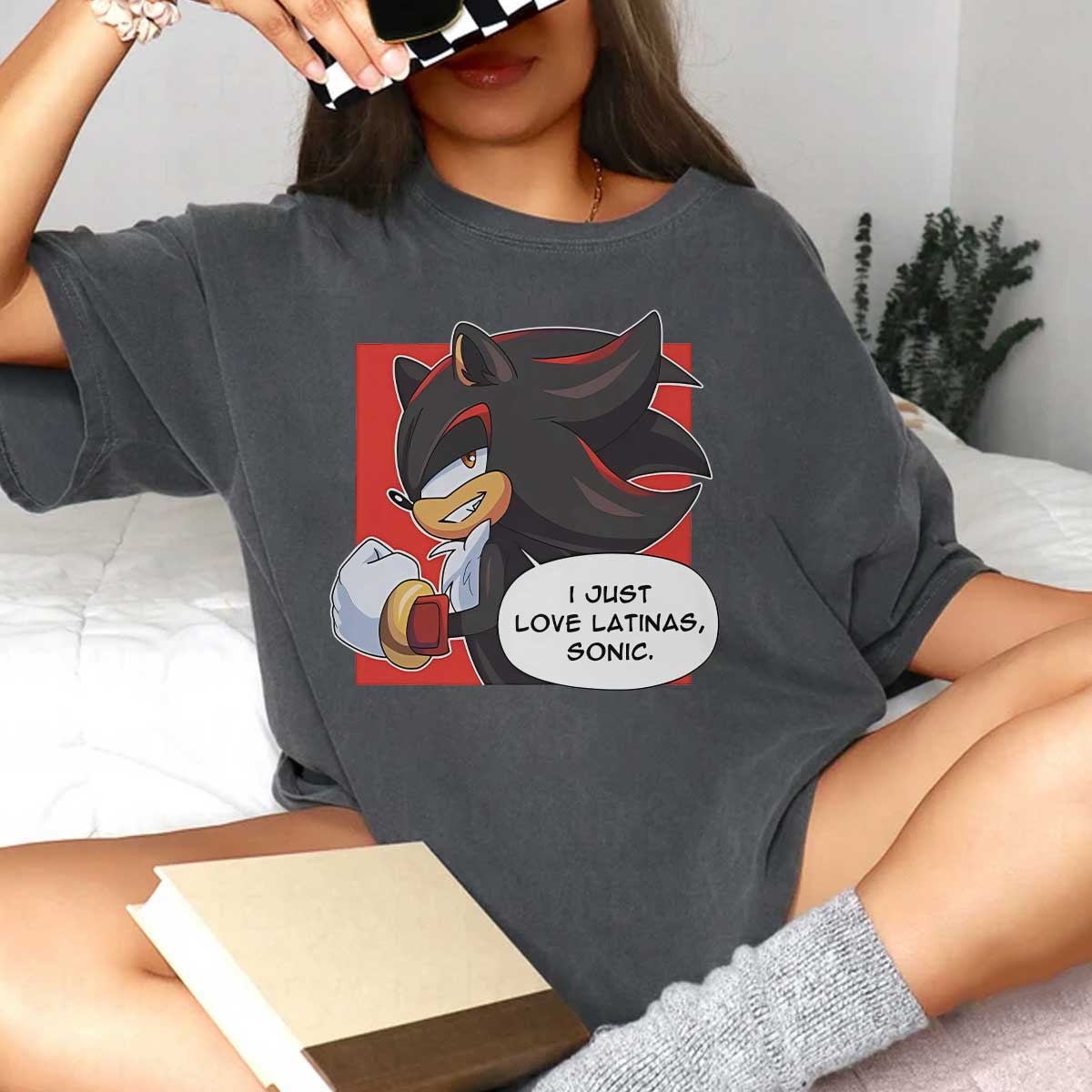 Shadow The Hedgehog I Love Latinas Sonic Shirt Shadow The Hedgehog I Love Latinas Sonic Shirt