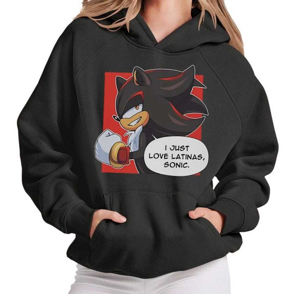 Shadow The Hedgehog I Love Latinas Sonic Shirt