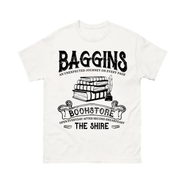 LOTR- Baggin Bookstore The Shire Shirt