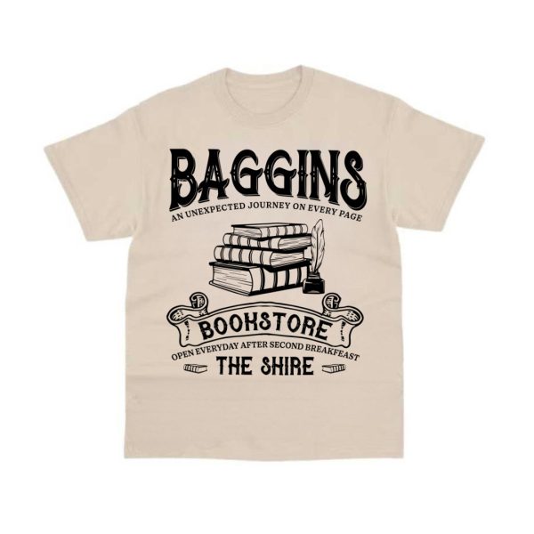 LOTR- Baggin Bookstore The Shire Shirt