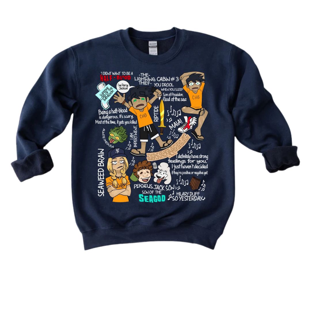 CHB- Percy Jackson Icon Element Shirt CHB- Percy Jackson Icon Element Shirt