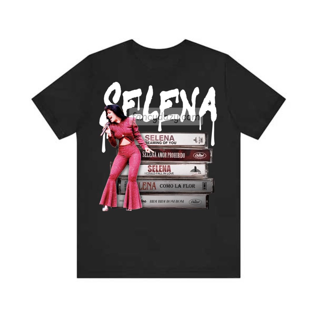Selena Quintanilla Album Cassette Shirt Selena Quintanilla Album Cassette Shirt