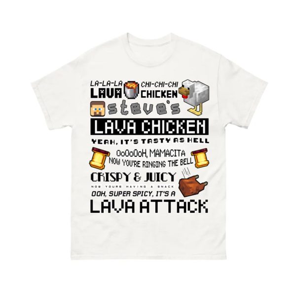 Lava Chicken Minecraft Shirt