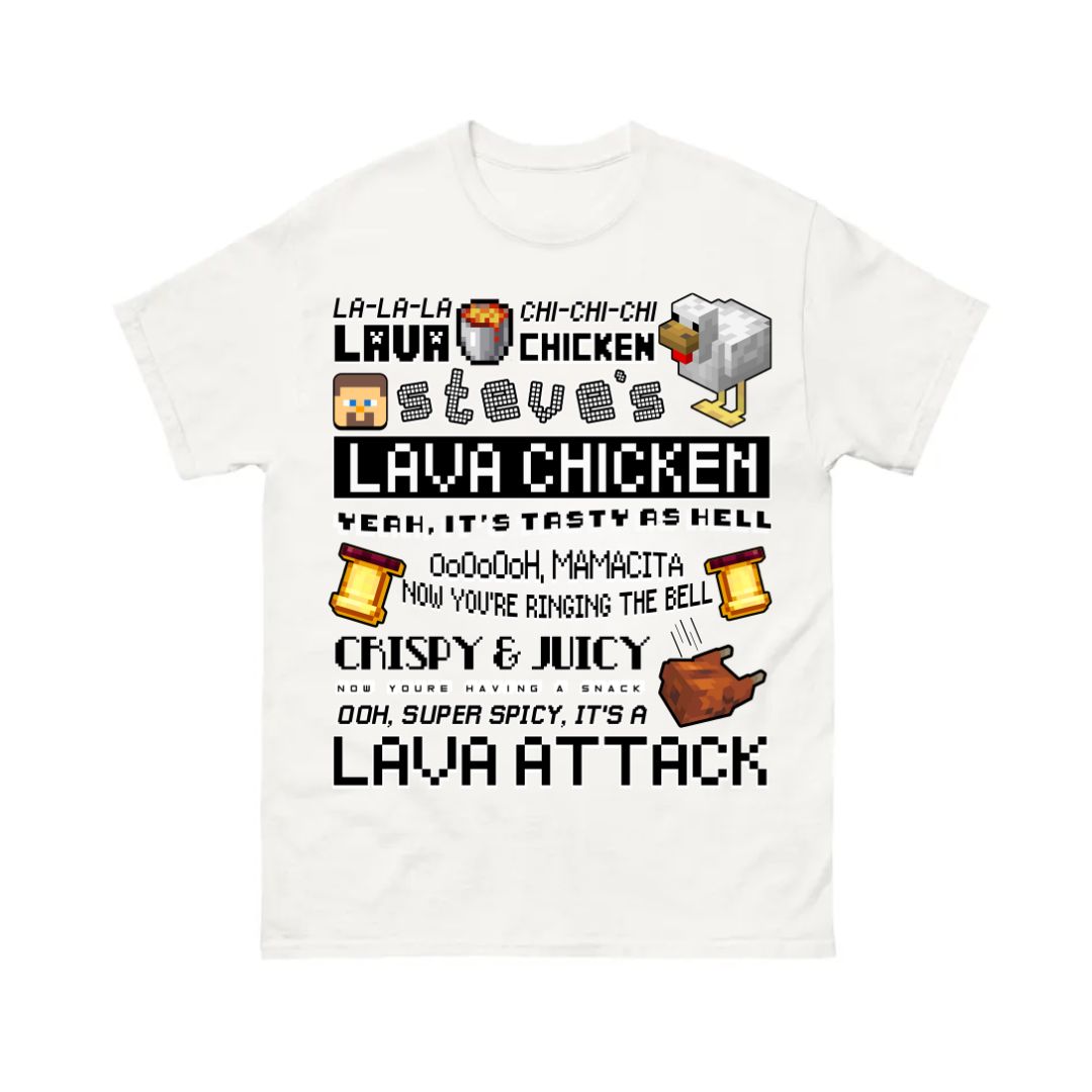 Lava Chicken Minecraft Shirt Lava Chicken Minecraft Shirt