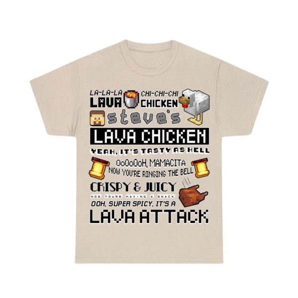 Lava Chicken Minecraft Shirt