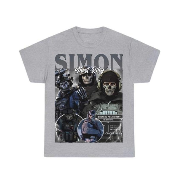 CoD- Simon Ghost Riley Ver 2 Bootleg Shirt