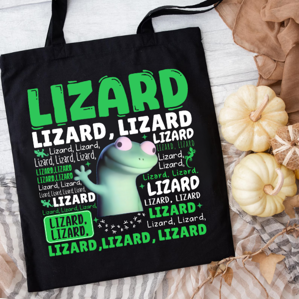 Lizard Lizard Lizard Tote Bag