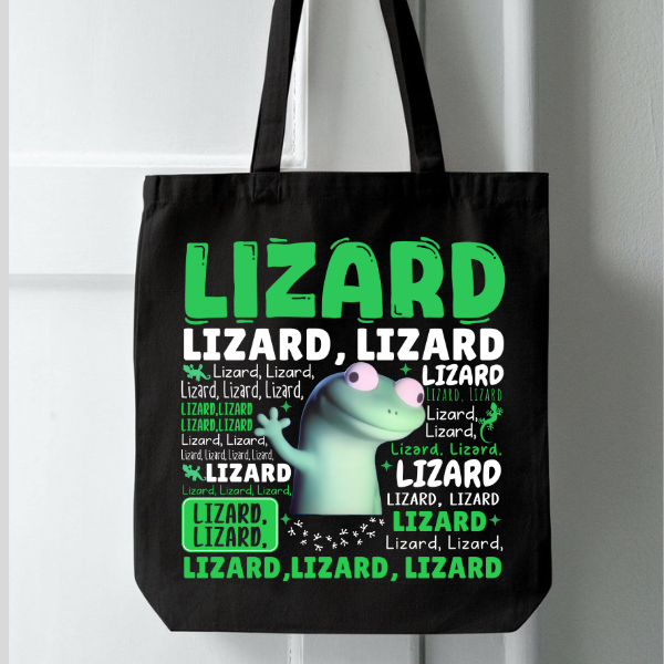 Lizard Lizard Lizard Tote Bag