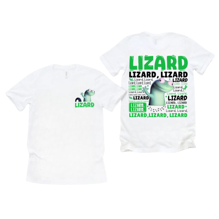 2 Sided – Lizard Lizard Lizard Shirt 2 Sided – Lizard Lizard Lizard Shirt