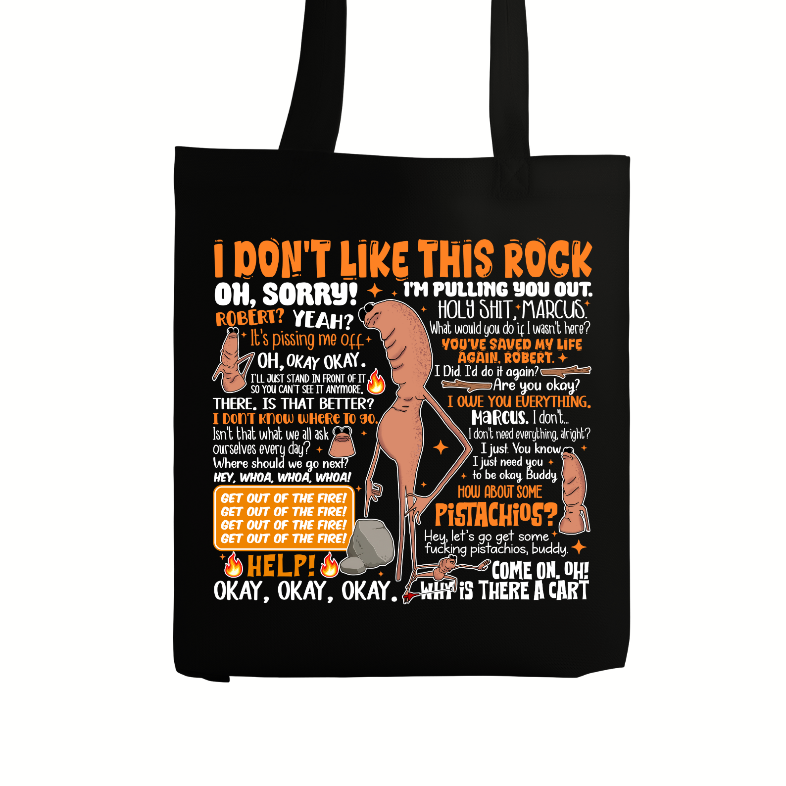 I Don’t Like This Rock Marcus & Robert Tote Bag I Don’t Like This Rock Marcus & Robert Tote Bag