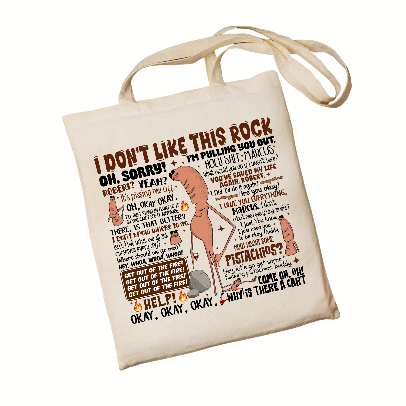 I Don’t Like This Rock Marcus & Robert Tote Bag