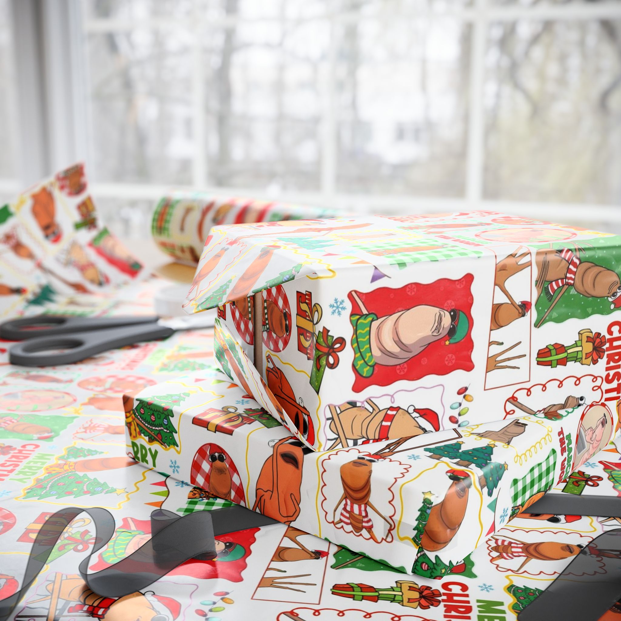 Marcus The Worm Wrapping Paper Marcus The Worm Wrapping Paper