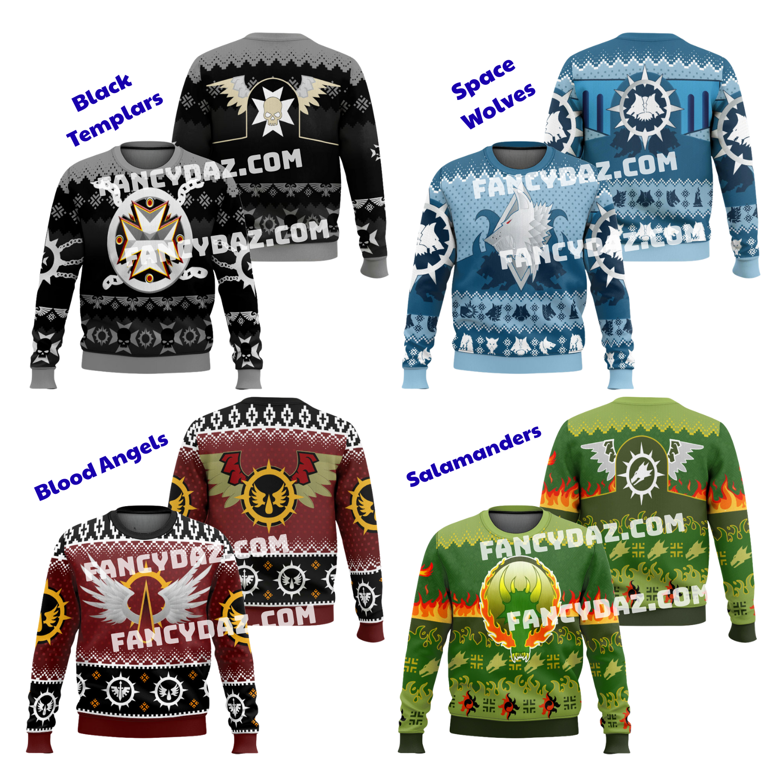 Warhammer 40K Ugly Christmas Sweater