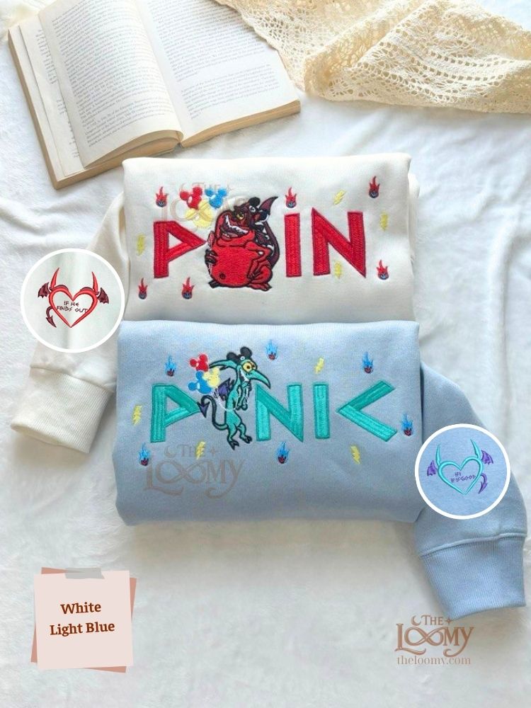 Pain & Panic Embroidered Sweatshirt