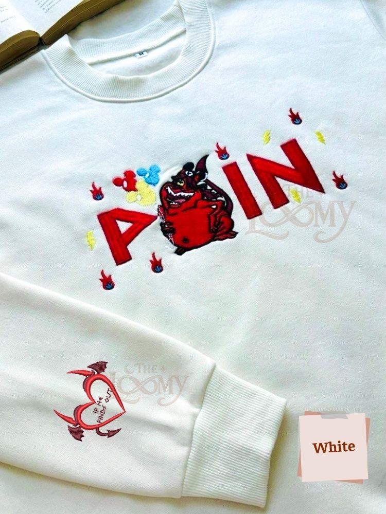 Pain & Panic Embroidered Sweatshirt Pain & Panic Embroidered Sweatshirt