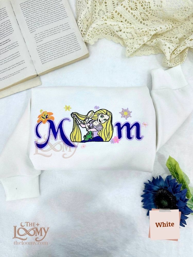 Rapunzel & Pascal MOM Embroidered Sweatshirt