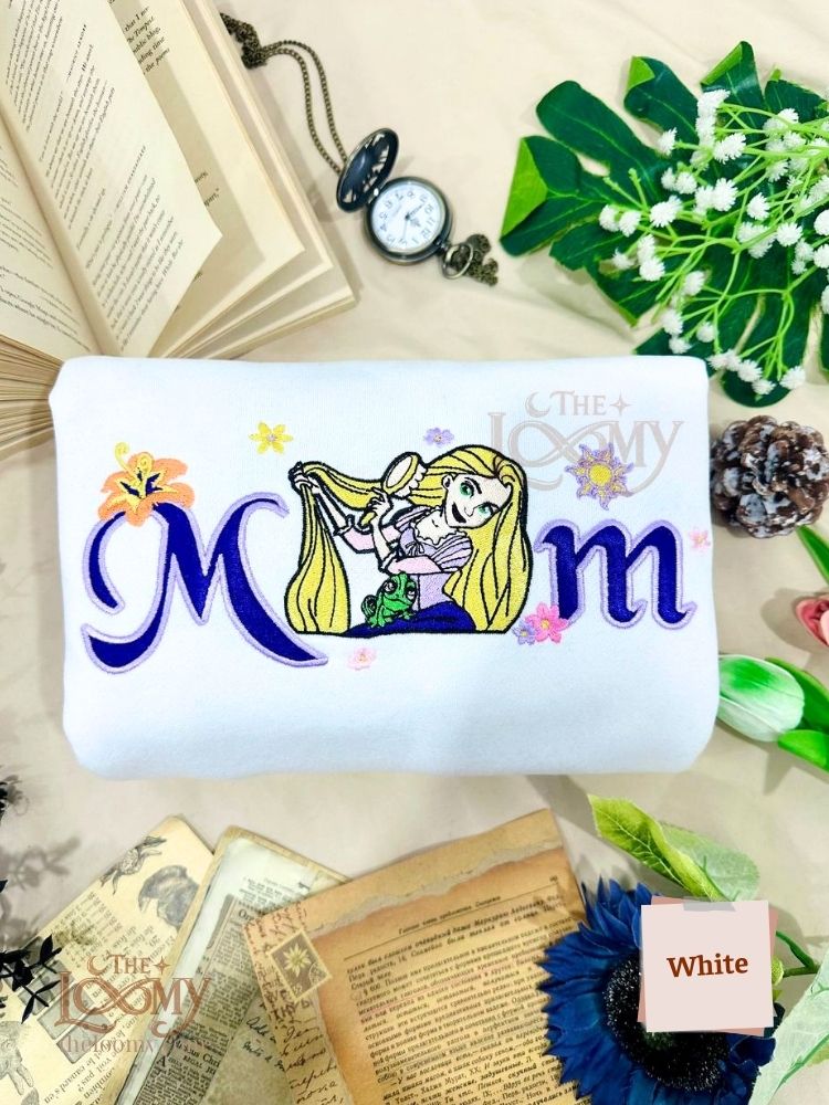 Rapunzel & Pascal MOM Embroidered Sweatshirt