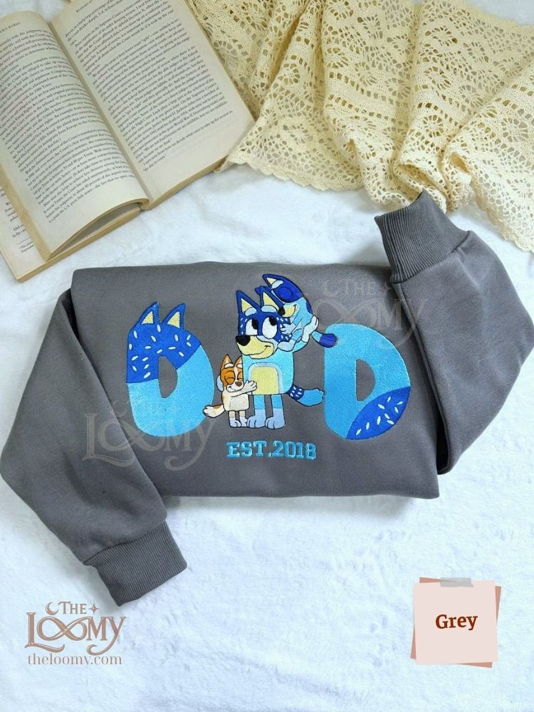 Bluey DAD Embroidered Sweatshirt