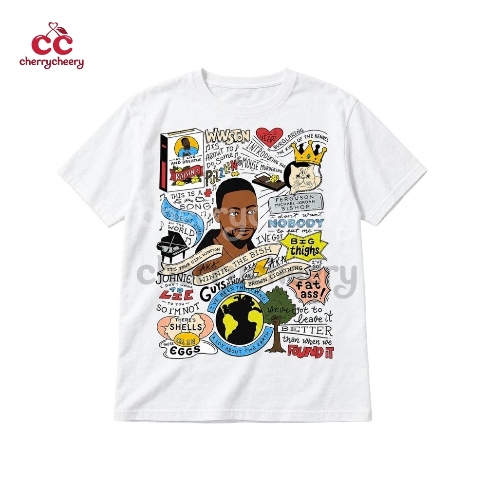 Winston New Girl Quotes Show Shirt