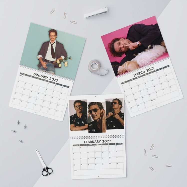 Pedro Pascal 2027 Calendar