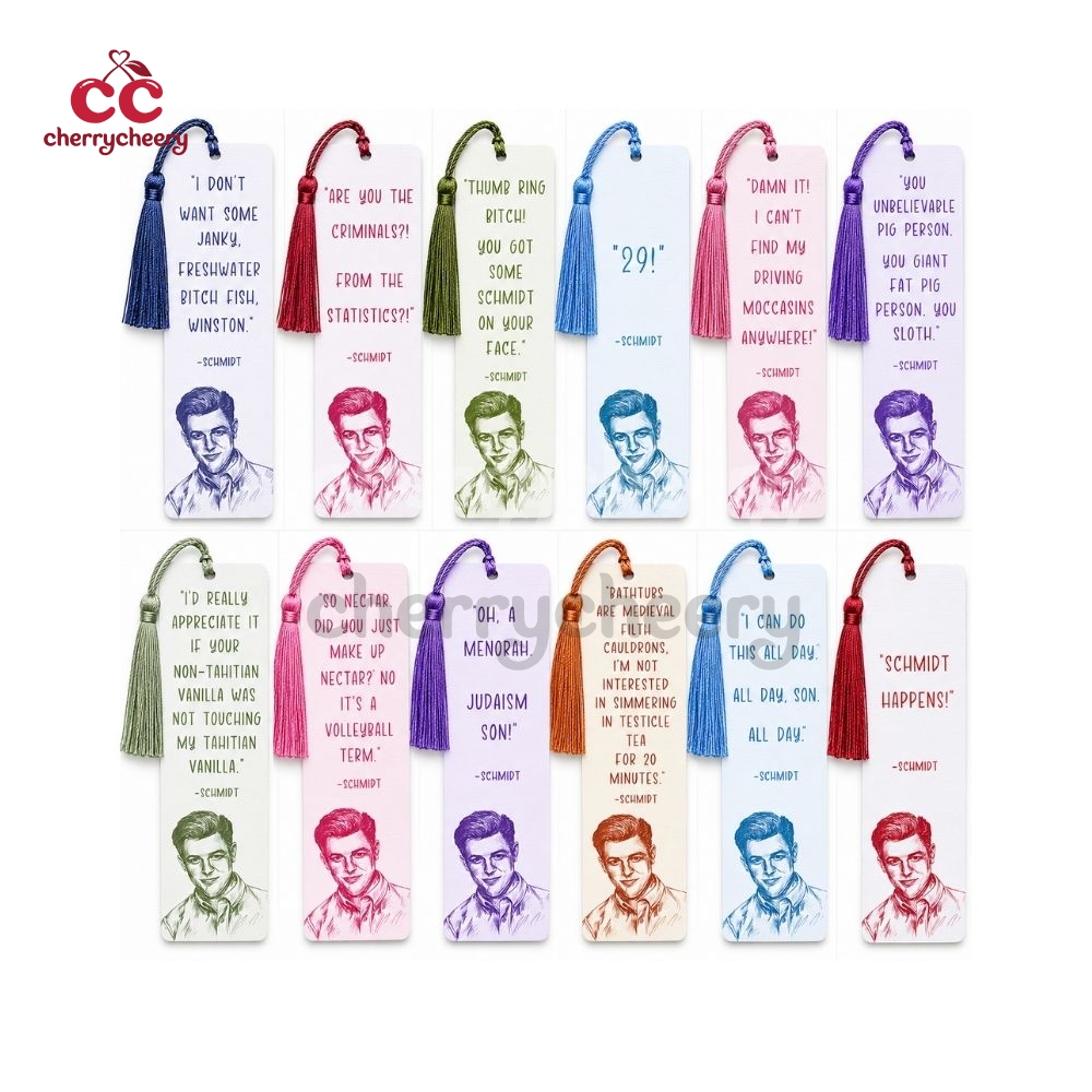 Schmidt Quotes New Girl Show Bookmark