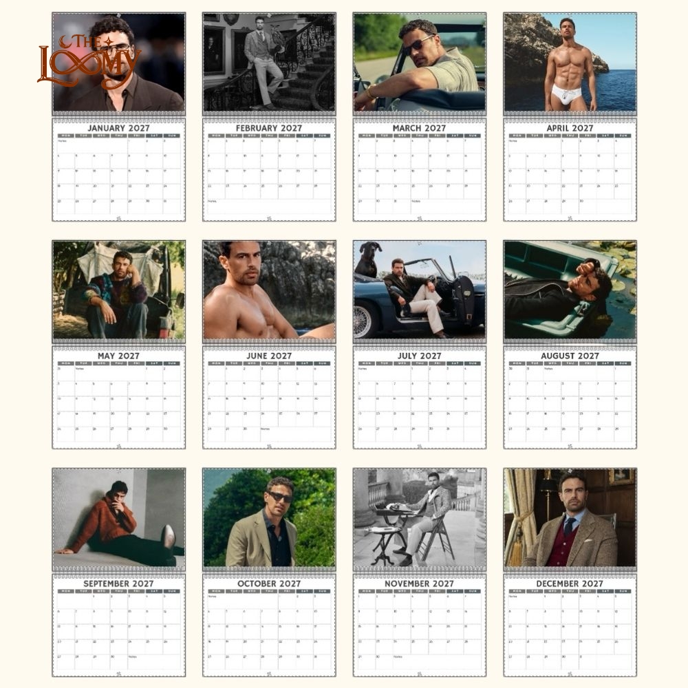 Theo James 2027 Celebrity Wall Calendar Theo James 2027 Celebrity Wall Calendar